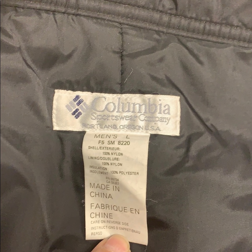 Black ski pants